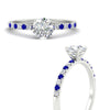 Load image into Gallery viewer, round-cut-french-pave-sapphire-engagement-ring-in-white-gold-FD11408RORGSABLANGLE3-NL-WG_a6a996f2-0f8c-4f40-8225-63398061788f?v=1762849893