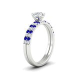 Load image into Gallery viewer, round-cut-french-pave-sapphire-wedding-ring-set-in-white-gold-FD11408ROGSABLANGLE2-NL-WG_d5b6902b-5007-4030-a238-d65adc4f778e?v=1763104469
