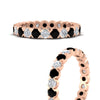 Load image into Gallery viewer, round-cut-full-eternity-1.60-carat-diamond-and-black-diamond-wedding-band-in-rose-gold-FD8072ROBGBLACKANGLE3-1.61CT-NL-RG?v=1751956605