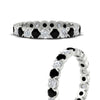 Load image into Gallery viewer, round-cut-full-eternity-1.60-carat-diamond-and-black-diamond-wedding-band-in-white-gold-FD8072ROBGBLACKANGLE3-1.61CT-NL-WG?v=1751956608