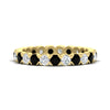 Load image into Gallery viewer, round-cut-full-eternity-1.60-carat-diamond-and-black-diamond-wedding-band-in-yellow-gold-FD8072ROBGBLACK-1.61CT-NL-YG?v=1751956610