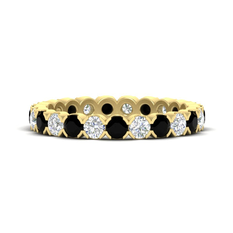 round-cut-full-eternity-1.60-carat-diamond-and-black-diamond-wedding-band-in-yellow-gold-FD8072ROBGBLACK-1.61CT-NL-YG?v=1751956610