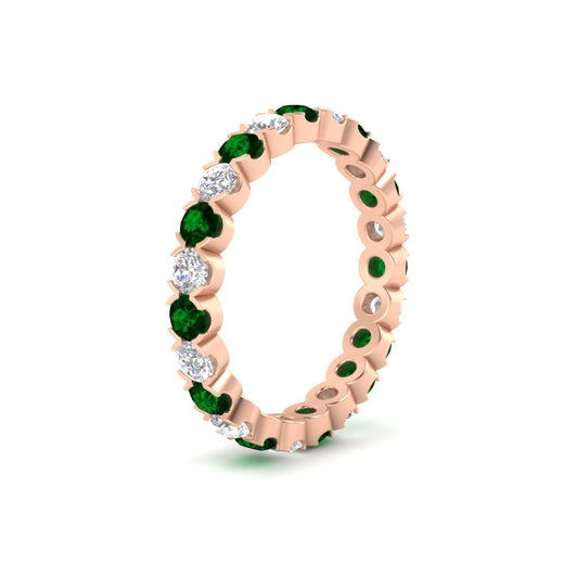 round-cut-full-eternity-1.60-carat-diamond-and-emerald-wedding-band-in-rose-gold-FD8072ROBGEMGRANGLE2-1.61CT-NL-RG?v=1751956605