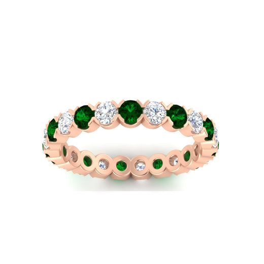 round-cut-full-eternity-1.60-carat-diamond-and-emerald-wedding-band-in-rose-gold-FD8072ROBGEMGRANGLE5-1.61CT-NL-RG?v=1751956605