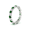Load image into Gallery viewer, round-cut-full-eternity-1.60-carat-diamond-and-emerald-wedding-band-in-white-gold-FD8072ROBGEMGRANGLE2-1.61CT-NL-WG?v=1751956607