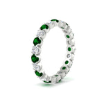 Load image into Gallery viewer, Round Cut Full Eternity 1.60 Carat Diamond Wedding Band
