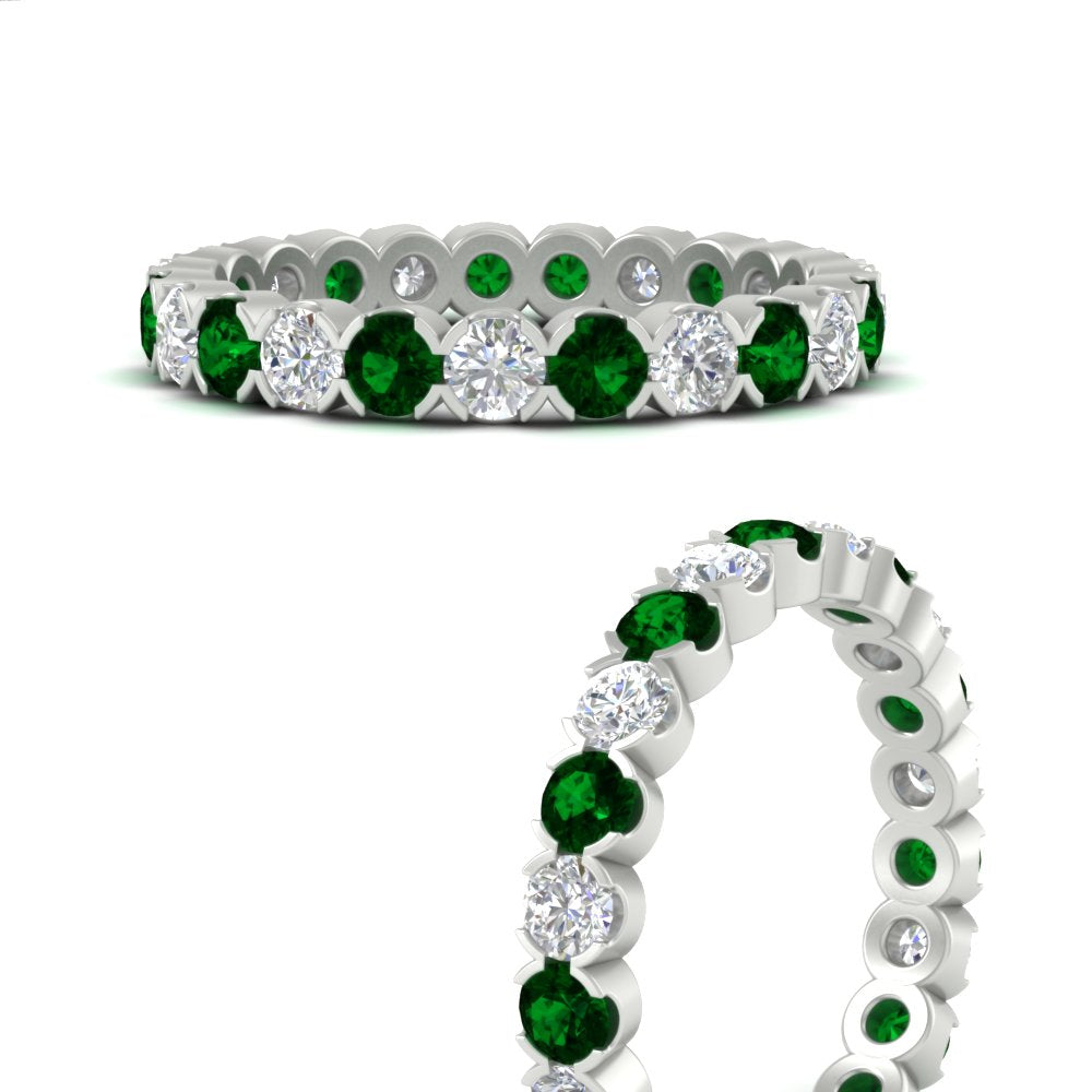 Round Cut Full Eternity 1.60 Carat Diamond Wedding Band