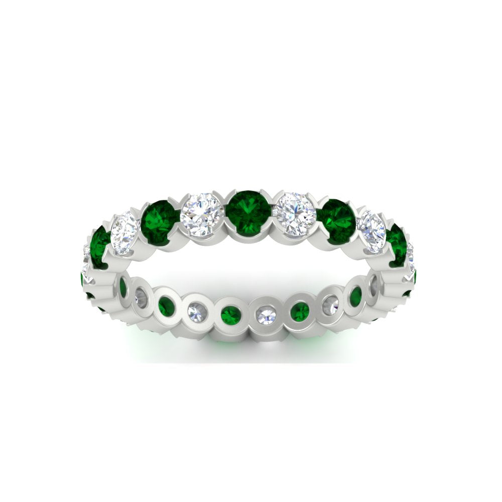 Round Cut Full Eternity 1.60 Carat Diamond Wedding Band