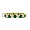 Load image into Gallery viewer, round-cut-full-eternity-1.60-carat-diamond-and-emerald-wedding-band-in-yellow-gold-FD8072ROBGEMGR-1.61CT-NL-YG-HW?v=1751956610