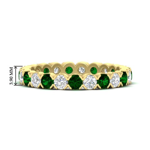 round-cut-full-eternity-1.60-carat-diamond-and-emerald-wedding-band-in-yellow-gold-FD8072ROBGEMGR-1.61CT-NL-YG-HW?v=1751956610