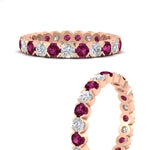 Load image into Gallery viewer, Round Cut Full Eternity 1.60 Carat Diamond Wedding Band
