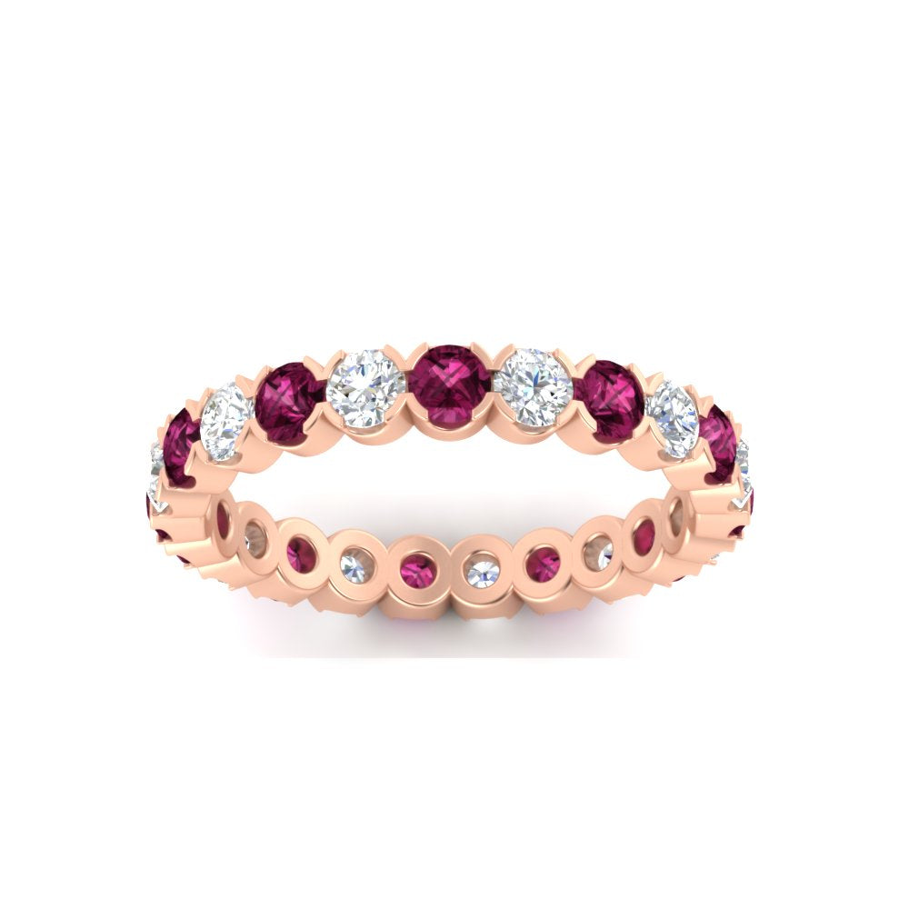 Round Cut Full Eternity 1.60 Carat Diamond Wedding Band