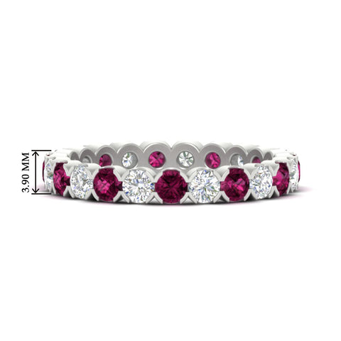 round-cut-full-eternity-1.60-carat-diamond-and-pink-sapphire-wedding-band-in-white-gold-FD8072ROBGSADRPI-1.61CT-NL-WG-HW?v=1751956607