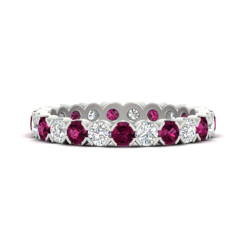 round-cut-full-eternity-1.60-carat-diamond-and-pink-sapphire-wedding-band-in-white-gold-FD8072ROBGSADRPI-1.61CT-NL-WG?v=1751956607