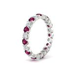 Load image into Gallery viewer, Round Cut Full Eternity 1.60 Carat Diamond Wedding Band
