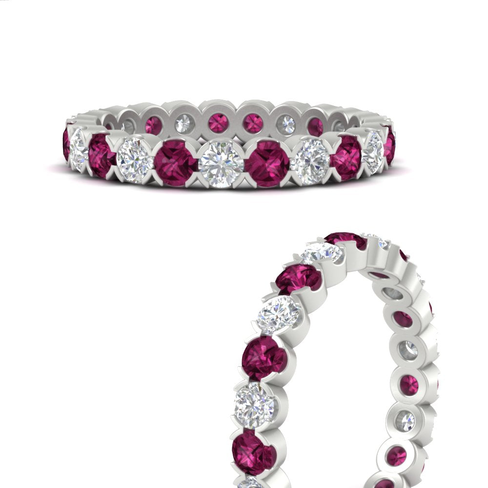 Round Cut Full Eternity 1.60 Carat Diamond Wedding Band