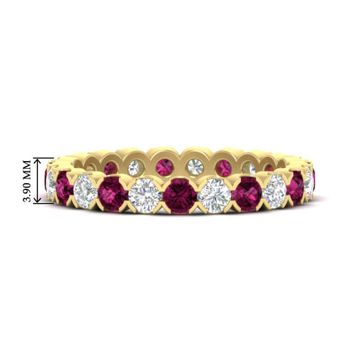 round-cut-full-eternity-1.60-carat-diamond-and-pink-sapphire-wedding-band-in-yellow-gold-FD8072ROBGSADRPI-1.61CT-NL-YG-HW?v=1751956609