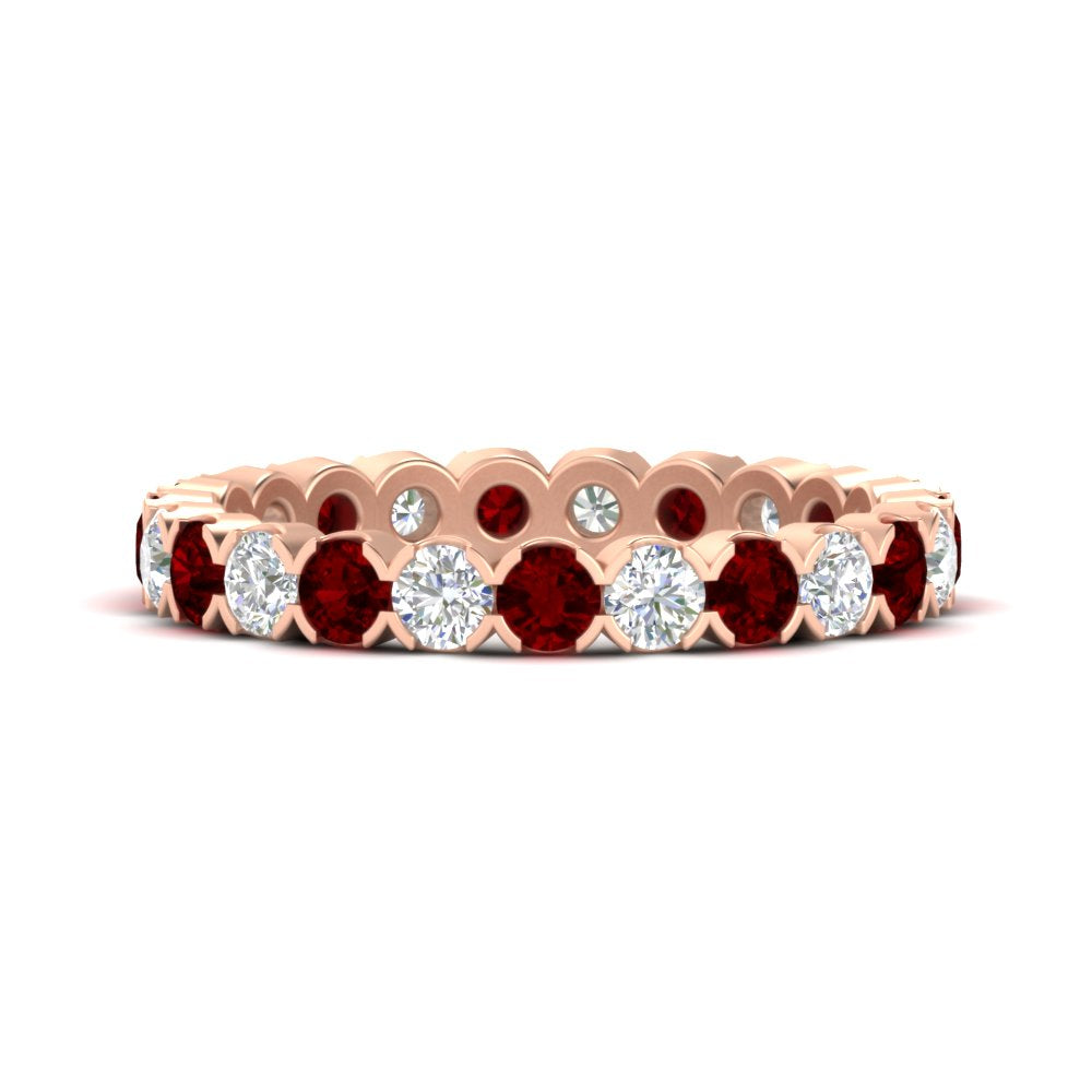 Round Cut Full Eternity 1.60 Carat Diamond Wedding Band