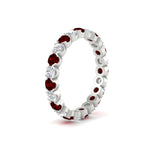 Load image into Gallery viewer, Round Cut Full Eternity 1.60 Carat Diamond Wedding Band
