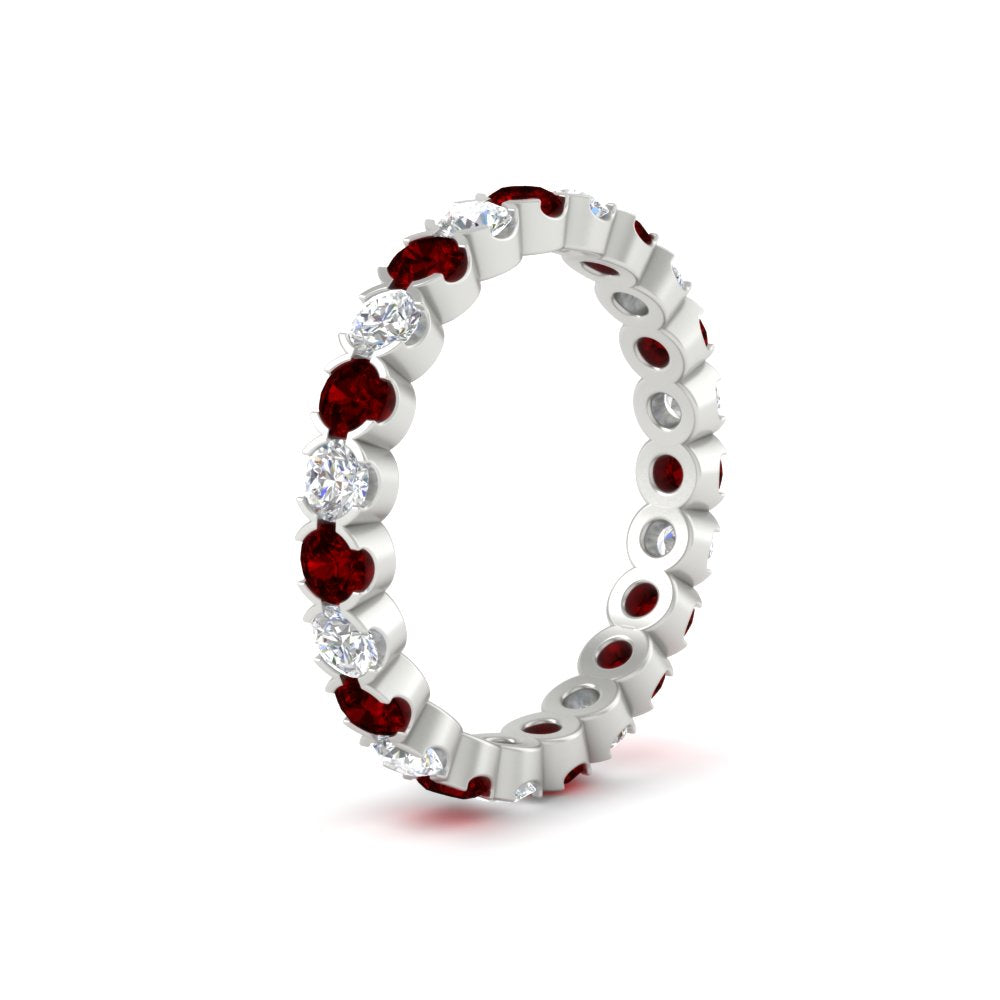 Round Cut Full Eternity 1.60 Carat Diamond Wedding Band