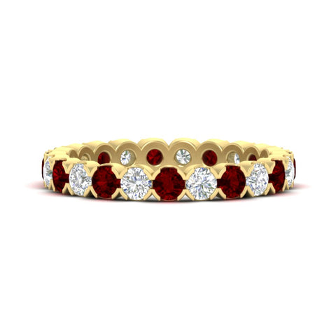 round-cut-full-eternity-1.60-carat-diamond-and-ruby-wedding-band-in-yellow-gold-FD8072ROBGRUDR-1.61CT-NL-YG?v=1751956610