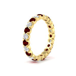 Load image into Gallery viewer, Round Cut Full Eternity 1.60 Carat Diamond Wedding Band
