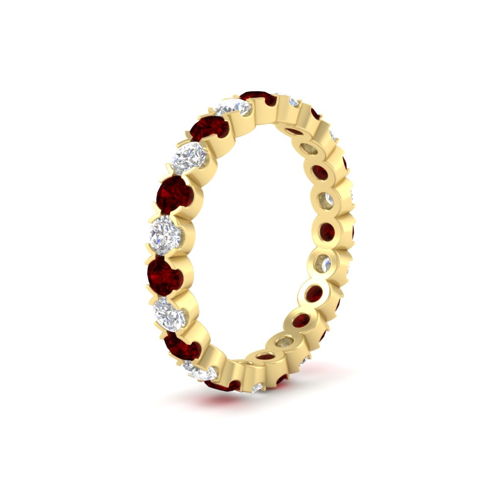 Round Cut Full Eternity 1.60 Carat Diamond Wedding Band