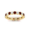 Load image into Gallery viewer, round-cut-full-eternity-1.60-carat-diamond-and-ruby-wedding-band-in-yellow-gold-FD8072ROBGRUDRANGLE5-1.61CT-NL-YG?v=1751956610