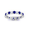 Load image into Gallery viewer, round-cut-full-eternity-1.60-carat-diamond-and-sapphire-wedding-band-in-white-gold-FD8072ROBGSABLANGLE5-1.61CT-NL-WG?v=1751956606