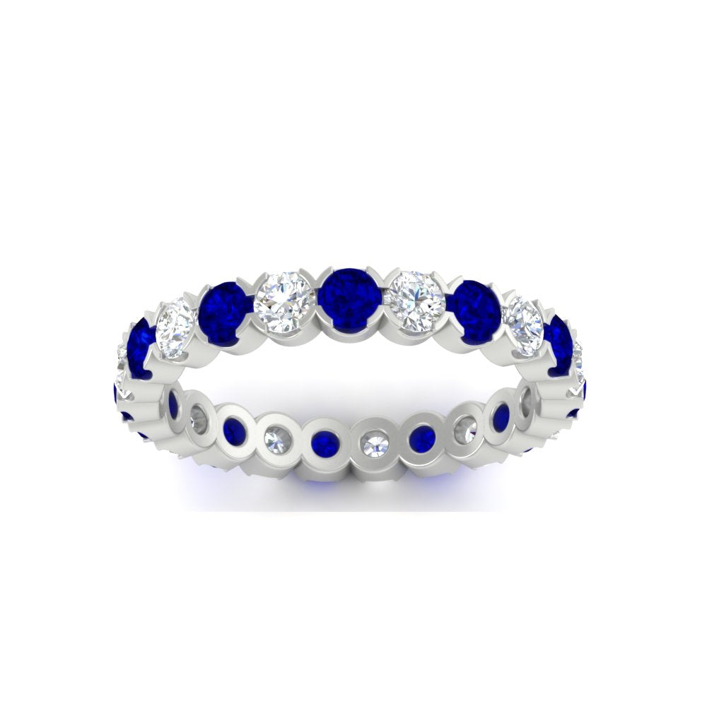 Round Cut Full Eternity 1.60 Carat Diamond Wedding Band