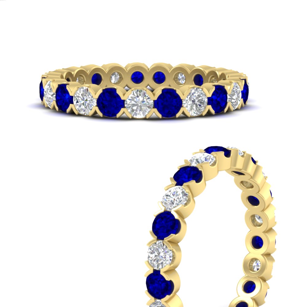 Round Cut Full Eternity 1.60 Carat Diamond Wedding Band