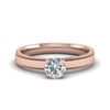Load image into Gallery viewer, round-cut-glossy-milgrain-single-stone-anniversary-diamond-ring-in-14K-rose-gold-FD-ENR8985ROR-NL-RG