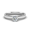 Load image into Gallery viewer, round-cut-glossy-milgrain-single-stone-anniversary-diamond-ring-in-14K-white-gold-FD-ENR8985ROR-NL-WG