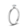 Load image into Gallery viewer, round-cut-glossy-milgrain-single-stone-anniversary-diamond-ring-in-14K-white-gold-FD-ENR8985RORANGLE2-NL-WG