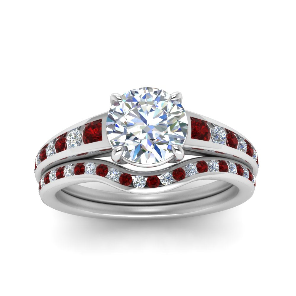 round-cut-graduated-channel-diamond-wedding-set-with-ruby-in-FD122866ROGRUDR-NL-WG