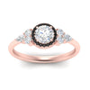 Load image into Gallery viewer, round-cut-halo-cluster-accent-black-diamond-engagement-ring-in-rose-gold-FD10512RORGBLACKANGLE5-NL-RG.jpg?v=1770117322