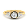 Load image into Gallery viewer, round-cut-halo-cluster-accent-black-diamond-engagement-ring-in-yellow-gold-FD10512RORGBLACK-NL-YG.jpg?v=1770117322