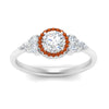 Load image into Gallery viewer, round-cut-halo-cluster-accent-orange-sapphire-engagement-ring-in-white-gold-FD10512RORGSAORANGLE5-NL-WG.jpg?v=1770117321