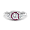 Load image into Gallery viewer, round-cut-halo-cluster-accent-pink-sapphire-engagement-ring-in-white-gold-FD10512RORGSADRPI-NL-WG.jpg?v=1770117322