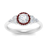 Load image into Gallery viewer, round-cut-halo-cluster-accent-ruby-engagement-ring-in-white-gold-FD10512RORGRUDRANGLE5-NL-WG.jpg?v=1770117321