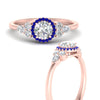 Load image into Gallery viewer, round-cut-halo-cluster-accent-sapphire-engagement-ring-in-rose-gold-FD10512RORGSABLANGLE3-NL-RG.jpg?v=1770117321