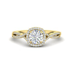 Load image into Gallery viewer, round-cut-halo-diamond-engagement-ring-in-FD11140RORANGLE3-NL-YG
