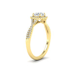 Load image into Gallery viewer, round-cut-halo-diamond-engagement-ring-in-FD11140RORANGLE3-NL-YG
