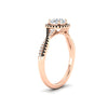 Load image into Gallery viewer, round-cut-halo-diamond-engagement-ring-with-black-diamond-in-FD11140RORGBLACKANGLE3-NL-RG