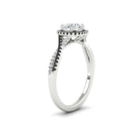 Load image into Gallery viewer, round-cut-halo-diamond-engagement-ring-with-black-diamond-in-FD11140RORGBLACKANGLE3-NL-WG

