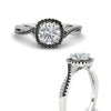Load image into Gallery viewer, round-cut-halo-diamond-engagement-ring-with-black-diamond-in-FD11140RORGBLACKANGLE3-NL-WG