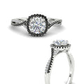 Thumbnail 24 - round-cut-halo-diamond-engagement-ring-with-black-diamond-in-FD11140RORGBLACKANGLE3-NL-WG