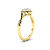 Load image into Gallery viewer, round-cut-halo-diamond-engagement-ring-with-black-diamond-in-FD11140RORGBLACKANGLE3-NL-YG