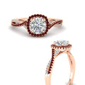 Thumbnail 64 - round-cut-halo-diamond-engagement-ring-with-ruby-in-FD11140RORGRUDRANGLE3-NL-RG