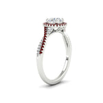 Load image into Gallery viewer, round-cut-halo-diamond-engagement-ring-with-ruby-in-FD11140RORGRUDRANGLE3-NL-WG
